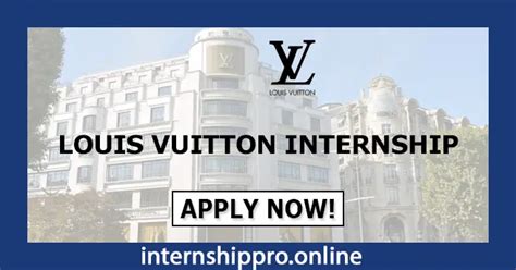 louis vuitton summer internship program|louis vuitton internship summer 2024.